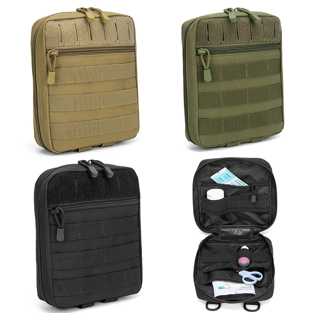 First Aid Bag Kit - Taktische Molle EDC-Tasche, Outdoor-Erste-Hilfe-Tasche, Hüfttasche, Notfall-Werkzeugtasche,