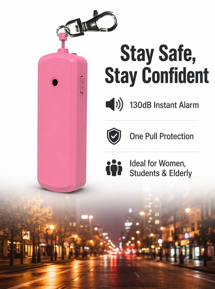 Tragbarer 130dB Anti-Wolf-Alar – Personal Alarm Keychain Bewertung und Preis