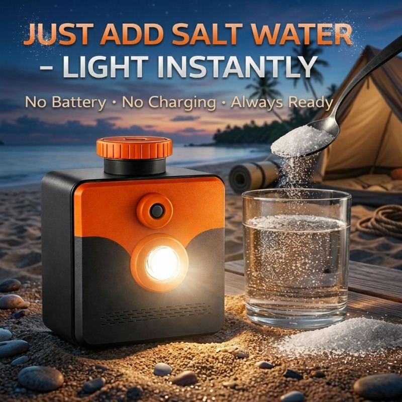 Salzwasserlampe, Notfallleucht – Power Outage Light Bewertung und Preis